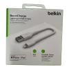 Belkin CAA001BT0MWH 6IN BOOST CHARGE LIGHTNING TO USB-A CABLE