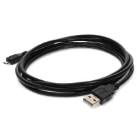 Addon USB2MICROUSB1 USB TO M-USB 2.0 B M TO M CABLE BLACK