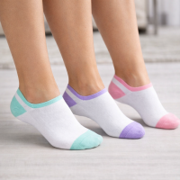 Women's No Show Athletic Socks,6 Pairs For shoe size 5-9 Multi-Color