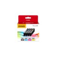 Canon 2091C005 4PK CLI-281 BK/CMY FOUR CLR VALUE