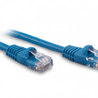 Addon ADD-40FSLCAT6-BE ADDON 40FT BLUE CAT 6 SLIM PVC ETHERNET CABLE SNAGLESS CLEAR-CLAW RJ-45 M/M