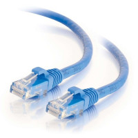 Addon ADD-30FSLCAT6-BE ADDON 30FT BLUE CAT 6 SLIM PVC ETHERNET CABLE SNAGLESS CLEAR-CLAW RJ-45 M/M