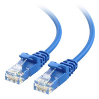 Addon ADD-50FSLCAT6-BE ADDON 50FT BLUE CAT 6 SLIM PVC ETHERNET CABLE SNAGLESS CLEAR-CLAW RJ-45 M/M