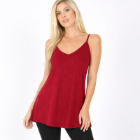 Reversible Spaghetti Strap Cami,Front & Back. Versatile & Stylish