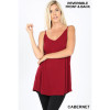 Reversible Spaghetti Strap Cami,Front & Back. Versatile & Stylish