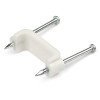 Startech CBMDNMCC1 100 MEDIUM CABLE CLIPS WITH NAILS - INTERNAL DIMENSIONS 0.49INX0.31IN - DURABLE