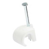 Startech CBMNMCC3 100 CABLE CLIPS WITH NAIL - FOR CABLES 0.28-0.39IN (7-10MM) - DURABLE PE MATERIA