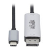 Eaton U444-003-DP8SE EATON TRIPP LITE SERIES USB-C TO DISPLAYPORT 1.4 ACTIVE ADAPTER CABLE (M/M), UHD