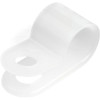 Startech CBMSDCC1 100 R-TYPE SCREW MOUNT CABLE CLAMPS FOR SMALL 5MM/0.19IN BUNDLE DIAMETER - NYLON