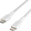 Belkin CAA004BT1MWH BOOST CHARGE BRAIDED USB-C TO LIGHTNING CABLE