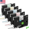 Brother TZEM65 P-TOUCH TZE-M65 WHITE PRINT ON MATTE CLEAR LABEL TAPE 36MM WIDE X 8M LONG FOR U