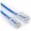 Belkin CE001B07-BLU-S SLIM 7FT CAT6 BLU UTP SNAGLESS 28AWG PATCH CABLE BAG & LABEL