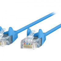 Belkin CE001B50-BLU-S BELKIN CAT6 SLIM 28AWG CABLE -BLUE -50FT