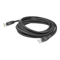 Addon ADD-50FSLCAT6-BK ADDON 50FT BLACK CAT 6 SLIM PVC ETHERNET CABLE SNAGLESS CLEAR-CLAW RJ-45 M/M