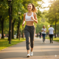 Women's French Terry Sweatpants, joggers, Workout Pants with Pockets elastic waistband