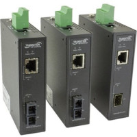Transition Networks SISTG1040-211-LRT-B IND MEDIA CONVERTER, 10/100/1000BASE-T TO 100/1000BASE-X, SFP, EXT TEMP