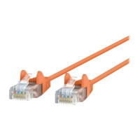 Belkin CE001B06-ORG-S BELKIN CAT6 SLIM 28AWG CABLE-ORANGE -6FT