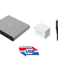 Iogear GUD3C04PWRKIT 2-PORT USB-C KVM W/POWER KIT TAA COMPLIANT