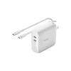 Belkin WCH003DQ2MWH-B6 68W USB-C CHARGER GAN 2M PVC C-C CBL WHT 03-RETAIL BOX