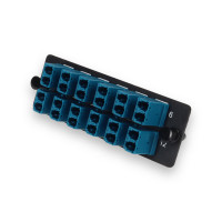 Addon ADD-4BAY12LCDADPTS2 ADDON 4-BAY PANEL PLATE WITH 24-FIBER 12X LC DUPLEX OS2 FIBER ADAPTER PANEL