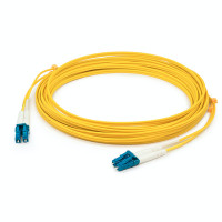 Addon ADD-LC-LC-2M9SMFP ADDON 2M LC TO LC YELLOW OS2 DUPLEX OFNP (PLENUM-RATED) SMF FIBER PATCH CABLE