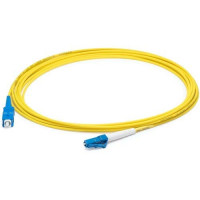Addon ADD-SC-LC-2MS9SMFP 2M SC TO LC YELLOW OS2 SIMPLEX OFNP (PLENUM-RATED) SMF FIBER PATCH CABLE