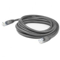Addon ADD-4FSLCAT6-GY 4FT GRAY CAT 6 SLIM PVC ETHERNET CABLE SNAGLESS CLEAR-CLAW RJ-45 M/M