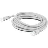 Addon ADD-5FCAT6A-WE 5FT WHITE CAT 6A PVC ETHERNET CABLE SNAGLESS BUBBLE BOOT RJ-45 M/M
