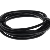 Addon ADD-7FCAT5E-BK 7FT BLACK CAT 5E PVC ETHERNET CABLE SNAGLESS BUBBLE BOOT RJ-45 M/M