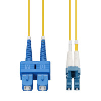 Addon ADD-SC-LC-5M9SMF-BE ADDON 5M LC (MALE) TO SC (MALE) OS2 STRAIGHT BLUE DUPLEX FIBER OFNR (RISER-RATED