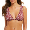 Ditsy Desire Pleated Halter Bikini Top