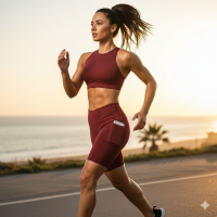 High Rise Yoga Shorts with Pockets Yoga Workout Athletic Shorts Cycling Biker Shorts Bermuda Shorts