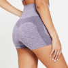 High Waist Compression Shorts Keeps your tummy in. Purple. 4-way stretch