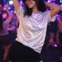 Glitter Top - Silver Bling Top - Club Wear - Fashion Blouse