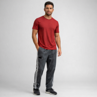 Casual Light Pants for Men Charcoal Gray