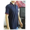 Men's Polo Shirt - Golf Shirt ,Short Sleeve Cotton Shirt with Collar Charcoal Blue