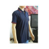 Men's Polo Shirt - Golf Shirt ,Short Sleeve Cotton Shirt with Collar Charcoal Blue