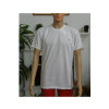 Basic Men's T-Shirt Round Neck Short Sleeve Cotton T-Shirt - White