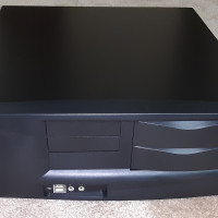 Evercase CA-E1255BV Desktop Case,300 Watt power supply - Black 17"x19"x6"