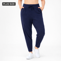Women's Plus Size Thick Fleece Sweatpants
Joggers Workout Pants
Relaxed Fit, Elastic Waistband, Draw String and Side Pockets Color: Navy Blue
