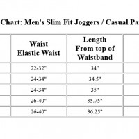 Men's Slim Fit Joggers Casual Pants side pockets Elastic Waist draw cord Black