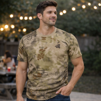 Men's Botanical Short Sleeves T-Shirt Crew Neck - Sizes Large, XL, 2XL, 3XL
