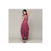 Double Layer Hem Dress,Sleeveless Maxi Designer fashion