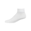 Women's White Diabetic Quarter Socks Ankle Socks - Set of 3 Pairs - Foot Comfort Size 9-11