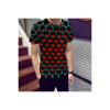 Men's 3D Graphic T-Shirt,Crew Neck - Short Sleeve - Fashion Tee Size M - 3X