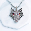 Wolf Pendant Celtic Necklace Wolf Head Pendant Nordic Amulet Viking Fenrir Pira