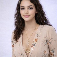 Large hammered ring Necklace,wire wrapped star cut gemstone on textured cable