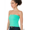 Tube Top with Built-in Bra Cool Mint Color - Perfect Top for Summer
