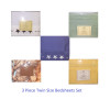 3 Piece Twin Size Bedsheets Set