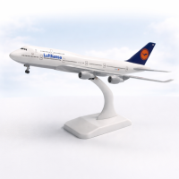 Lufthansa Airbus A380 Replica Toy Model with Stand Diecast Alloy with ABS plastic parts